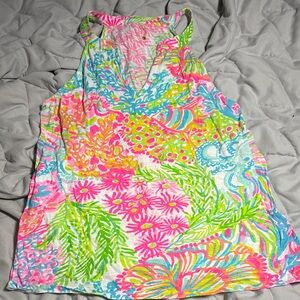 Lilly Pulitzer Vibrant Floral Tank Top